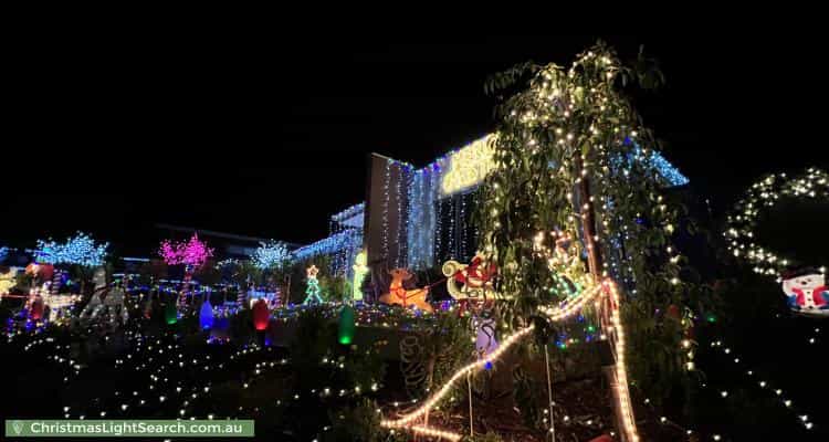 Christmas Light display at 4 Powell Place, Pakenham