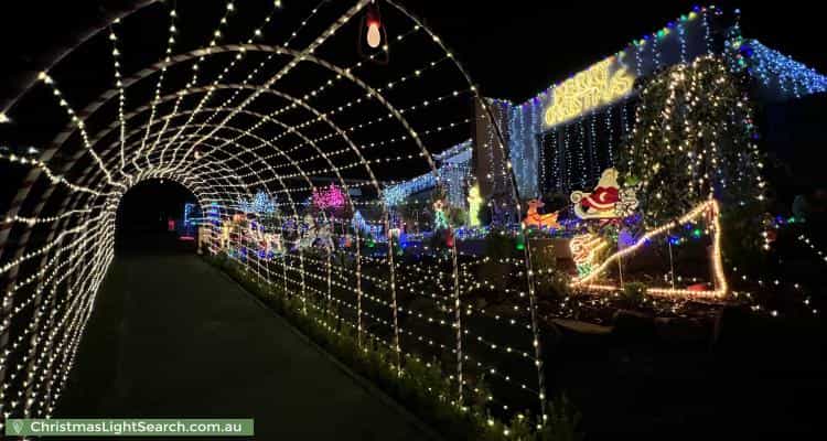 Christmas Light display at 4 Powell Place, Pakenham