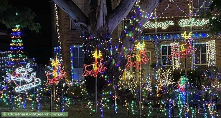 Christmas Light display at 53 Candlebark Quadrant, Rowville