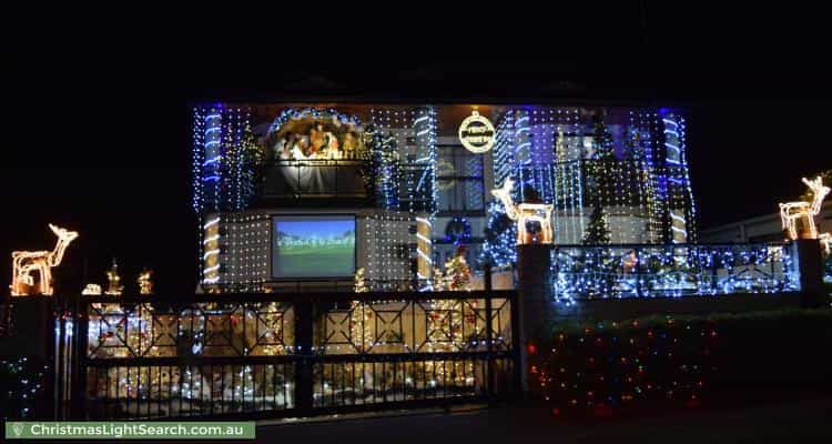 Christmas Light display at  Earl Street, Merrylands