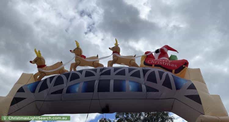 Christmas Light display at 51 Tipiloura Street, Ngunnawal