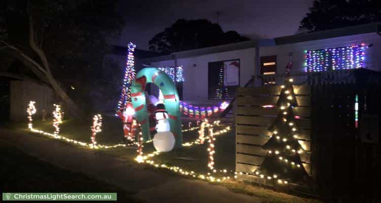 Christmas Light display at 48 Billson Street, Wonthaggi