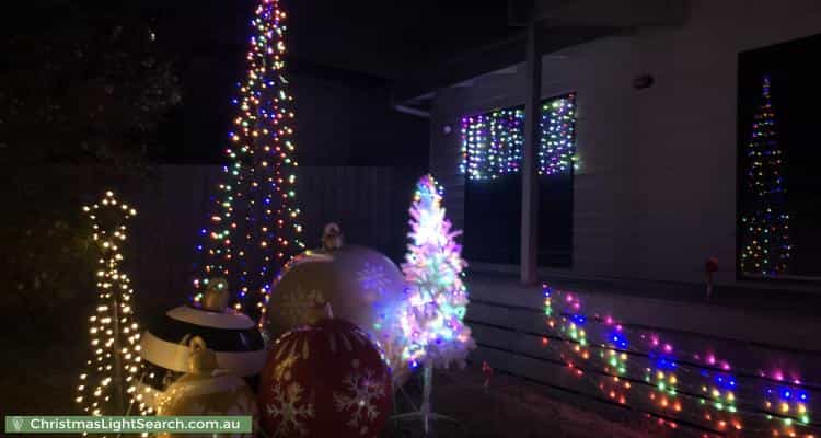 Christmas Light display at 48 Billson Street, Wonthaggi