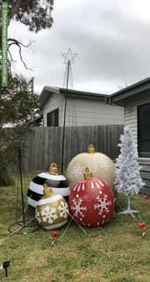 Christmas Light display at 48 Billson Street, Wonthaggi