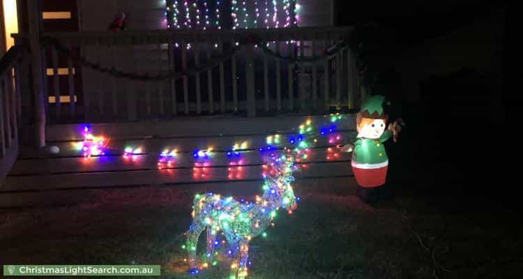 Christmas Light display at 48 Billson Street, Wonthaggi