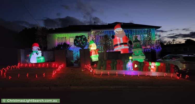 Christmas Light display at 14 Chapman Street, Port Macquarie