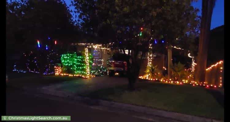 Christmas Light display at 22 Tania Drive, Point Clare