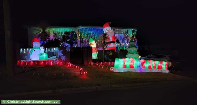 Christmas Light display at 14 Chapman Street, Port Macquarie