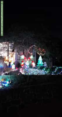 Christmas Light display at  Diane Crescent, Viewbank