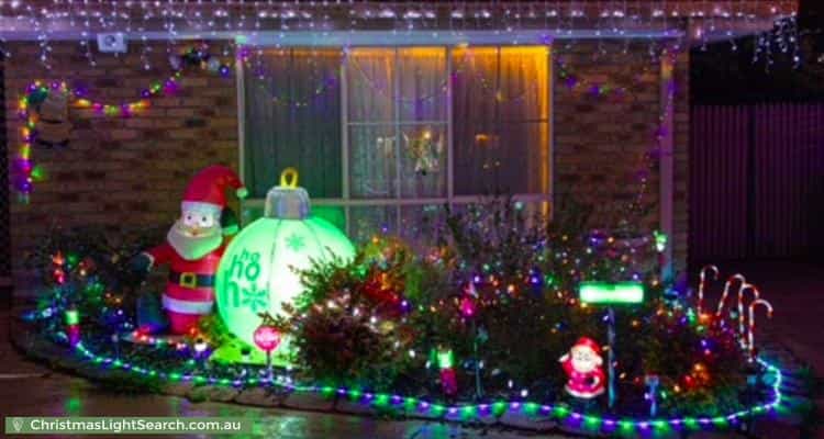 Christmas Light display at 45 Baringa Park Drive, Narre Warren South