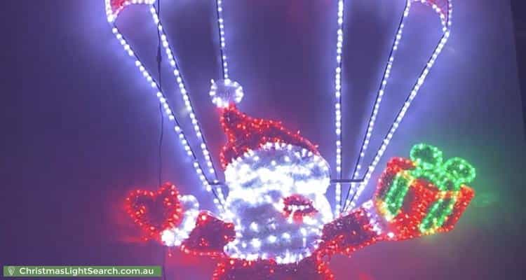 Christmas Light display at 37 Noalimba Crescent, Bateman
