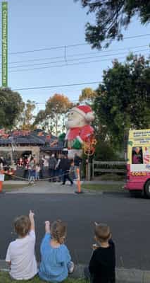 Christmas Light display at 50 Kincumber Drive, Croydon