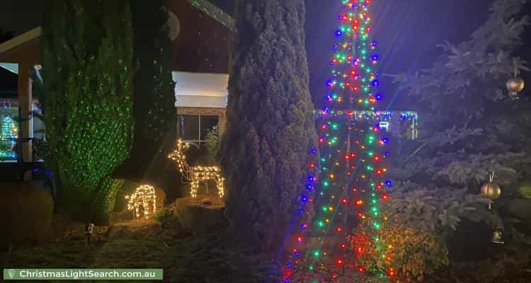 Christmas Light display at 2 Bailey Place, Mornington
