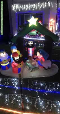 Christmas Light display at 46 Grasmere Avenue, Northmead