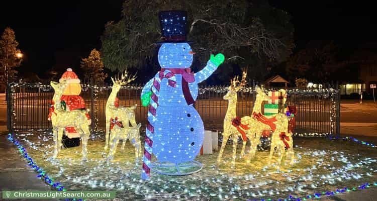 Christmas Light display at 191 Mirrabooka Avenue, Balga