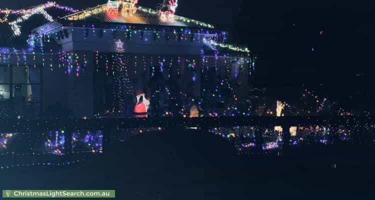 Christmas Light display at 65 Mikada Boulevard, Kilmore