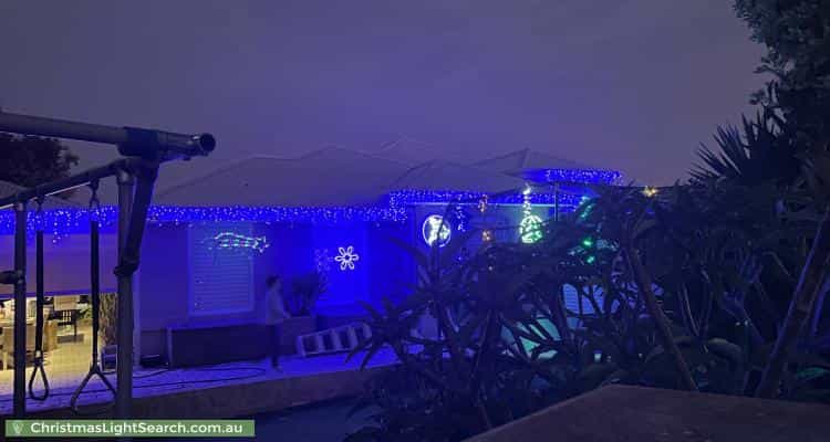 Christmas Light display at 60 Shearn Crescent, Doubleview