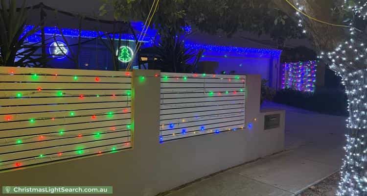 Christmas Light display at 60 Shearn Crescent, Doubleview