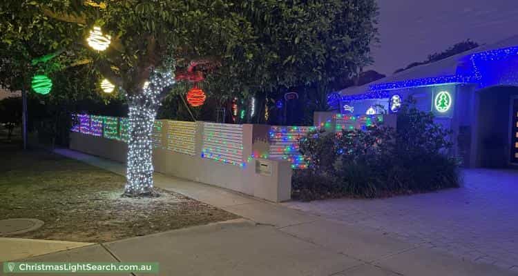 Christmas Light display at 60 Shearn Crescent, Doubleview