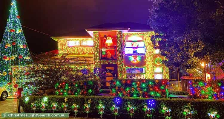 Christmas Light display at 10 Hector Court, Kellyville
