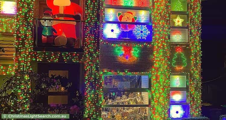 Christmas Light display at 10 Hector Court, Kellyville