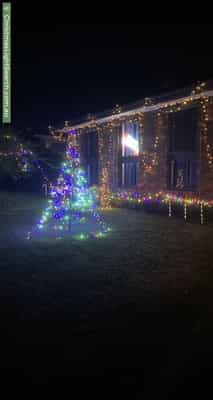 Christmas Light display at 4 Sunset Drive, Wangaratta