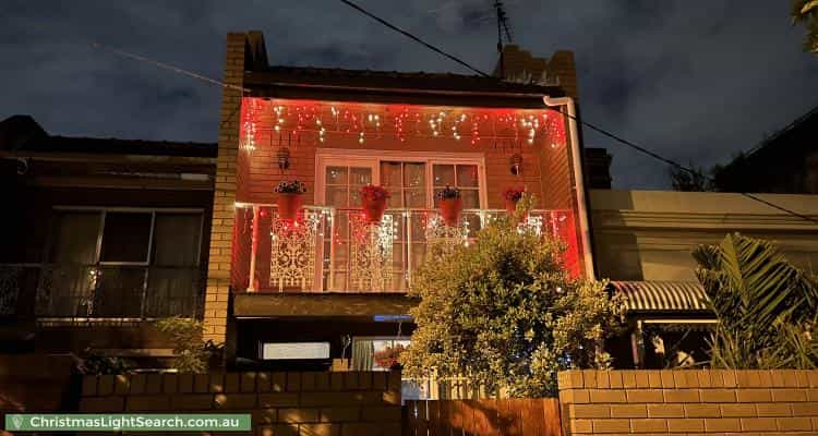 Christmas Light display at 247 Moray Street, South Melbourne