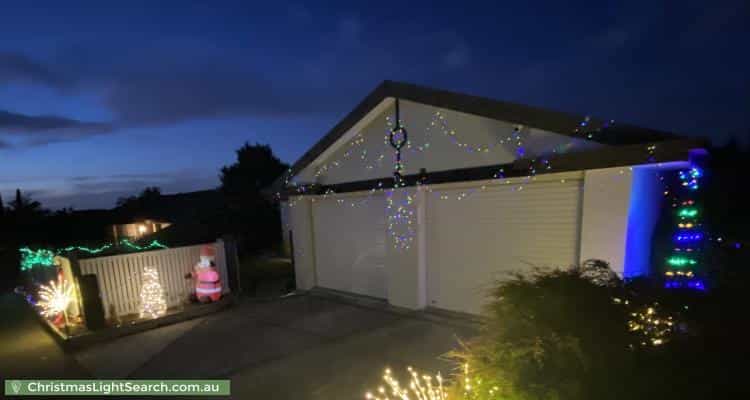 Christmas Light display at 57 Pia Drive, Rowville