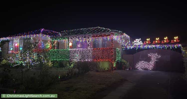 Christmas Light display at 77 Dixon Drive, Duffy