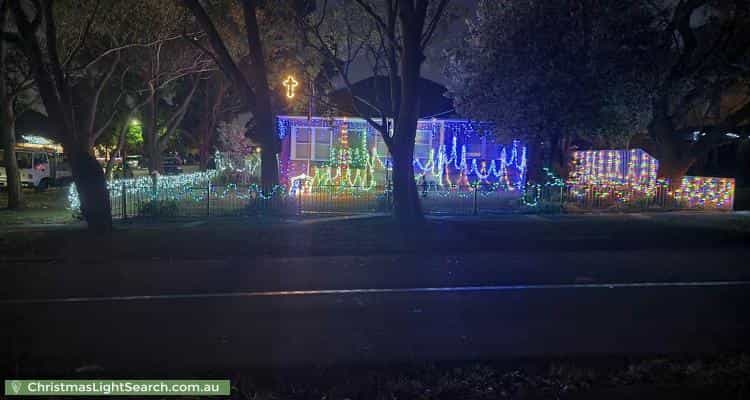 Christmas Light display at 7 Leonay Street, Sutherland