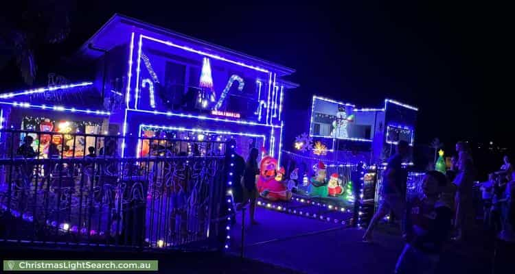 Christmas Light display at 36 Sugarloaf Street, Wavell Heights