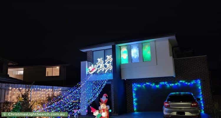 Christmas Light display at 37 Corallee Crescent, Marsden Park