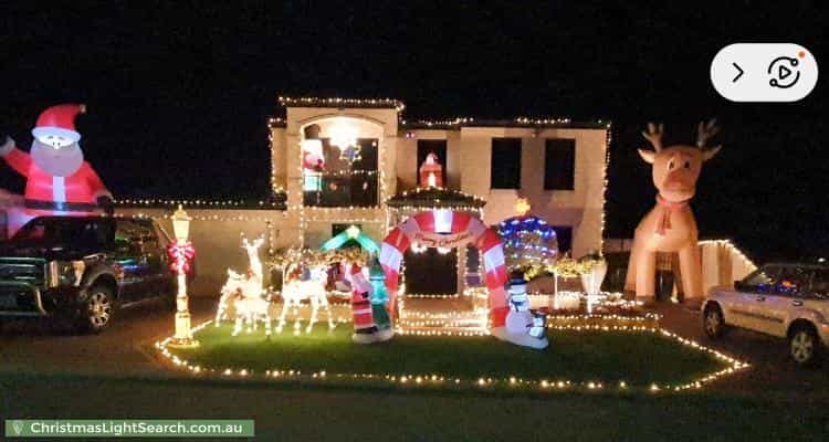 Christmas Light display at 42 Glen Ross Chase, Jane Brook