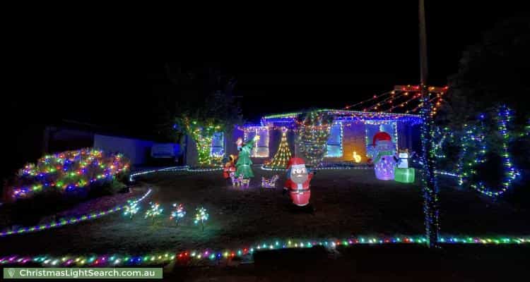 Christmas Light display at 29 Benson Crescent, Calwell
