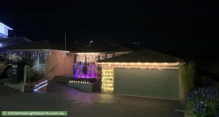 Christmas Light display at  Andrew Crescent, Calwell