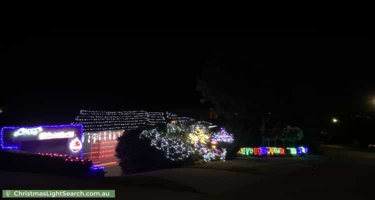 Christmas Light display at  Andrew Crescent, Calwell