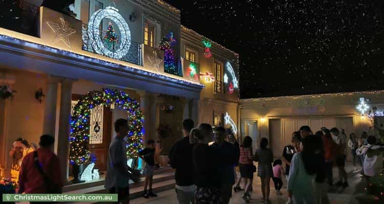 Christmas Light display at Edwin Road, Templestowe