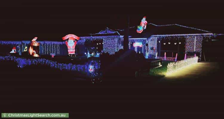 Christmas Light display at 8 Cygnet Place, Forrestdale