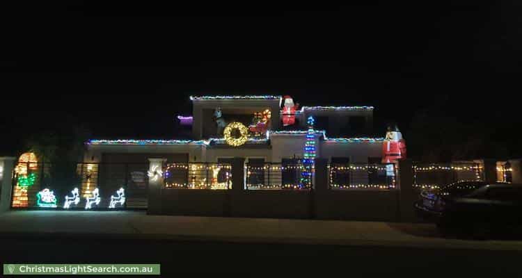 Christmas Light display at 92 East Road, Pearsall