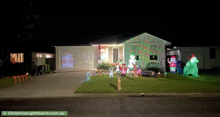 Christmas Light display at 13 Guy Avenue, Forster