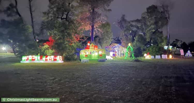 Christmas Light display at 32 Hafey Way, Langwarrin