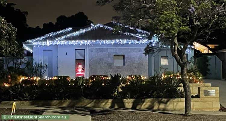 Christmas Light display at 114 Brookdale Street, Floreat