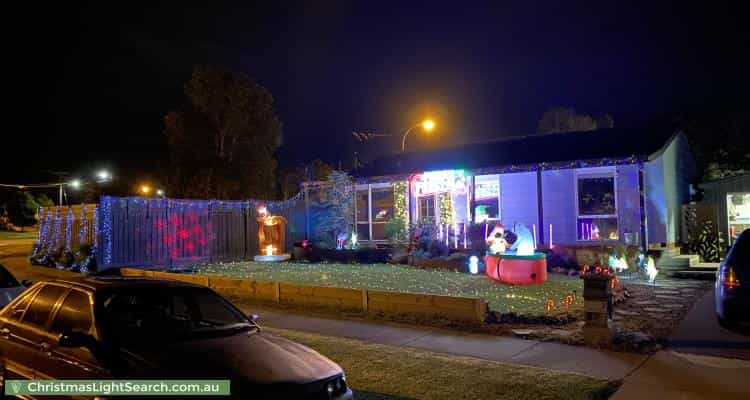 Christmas Light display at 2 Wallaroo Place, Hastings