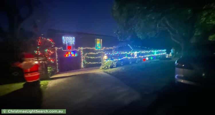 Christmas Light display at 32 Badcoe Road, Cromer