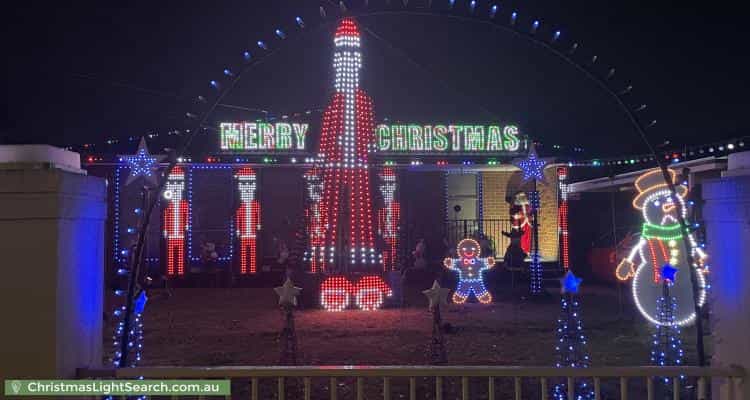 Christmas Light display at 22 Hoya Crescent, Frankston North
