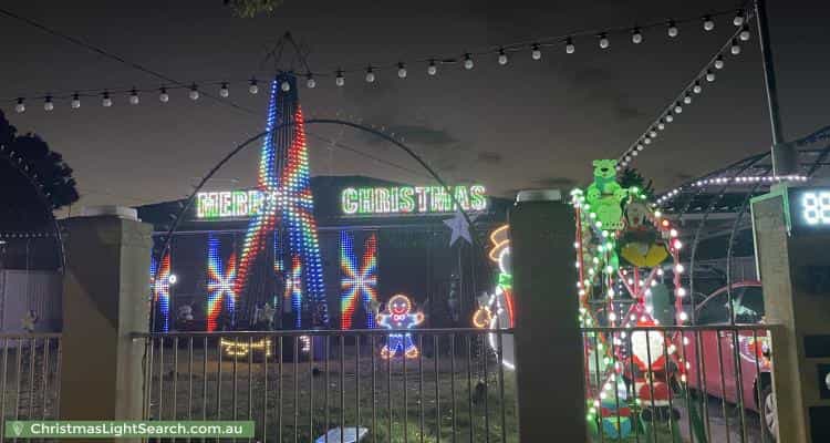 Christmas Light display at 22 Hoya Crescent, Frankston North