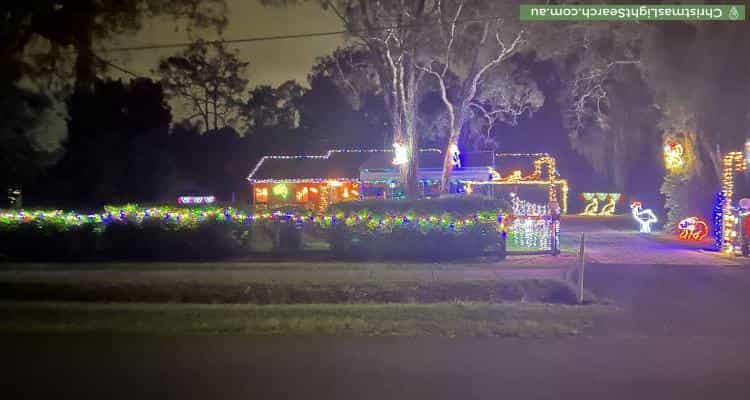 Christmas Light display at  Barrett Street, Bracken Ridge