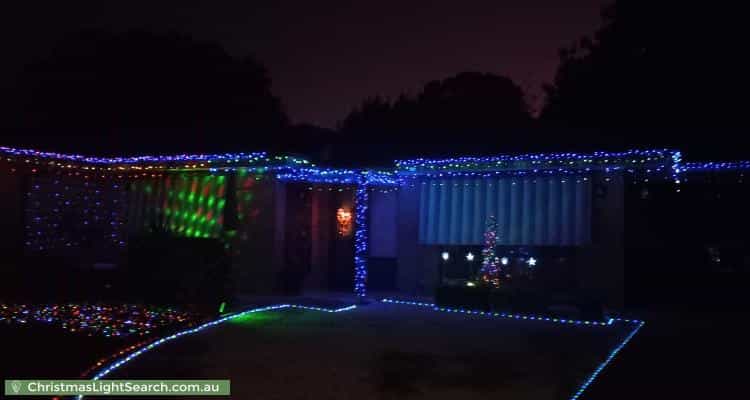 Christmas Light display at 16 Summerford Road, Aberfoyle Park