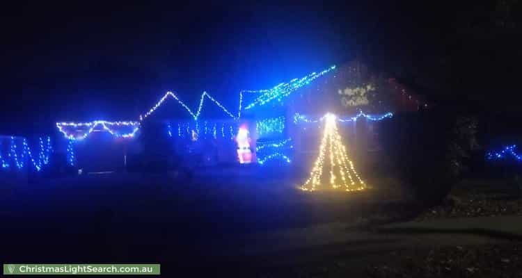 Christmas Light display at 32 Blake Road, Elizabeth South