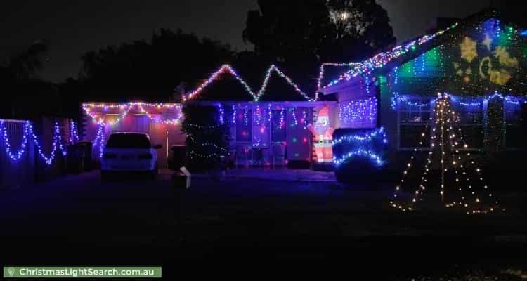 Christmas Light display at 32 Blake Road, Elizabeth South